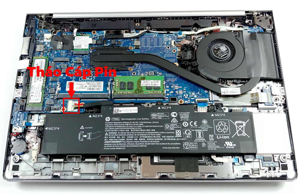 Hướng dẫn thay pin cho HP EliteBook 850 G6