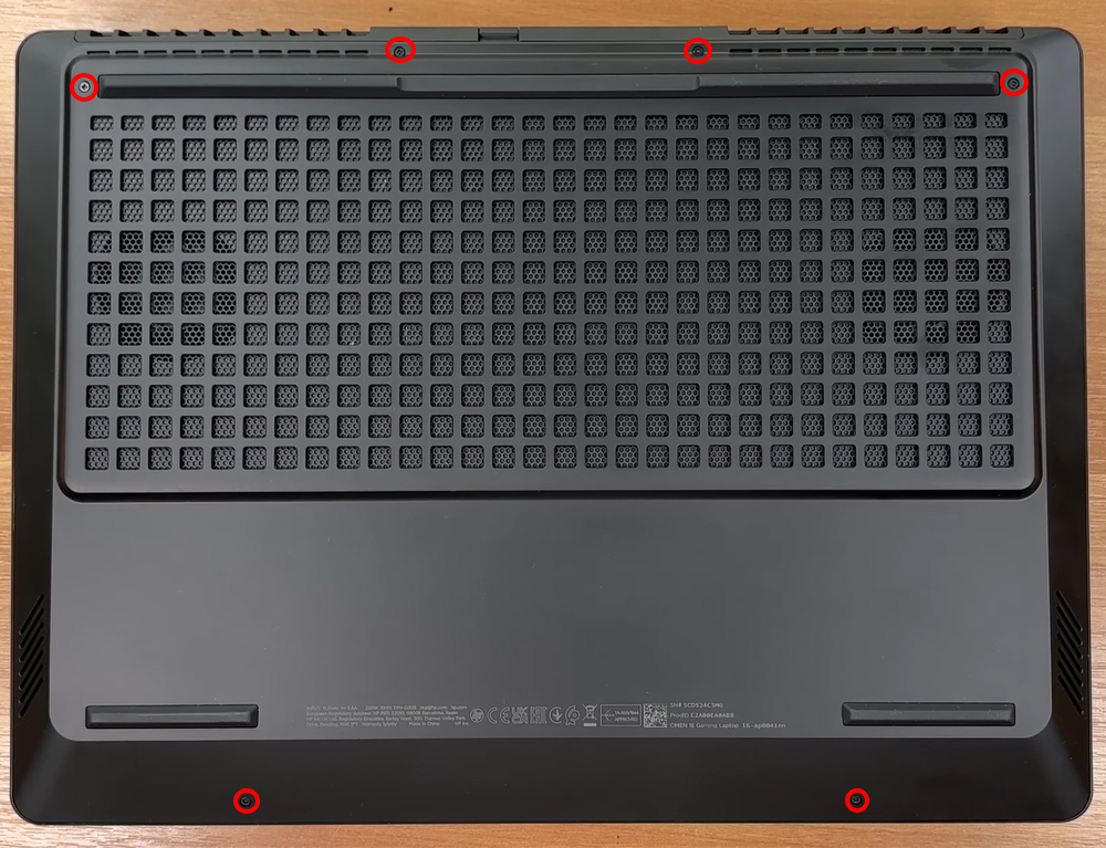 Hướng dẫn thay pin laptop HP OMEN 16-ap0000