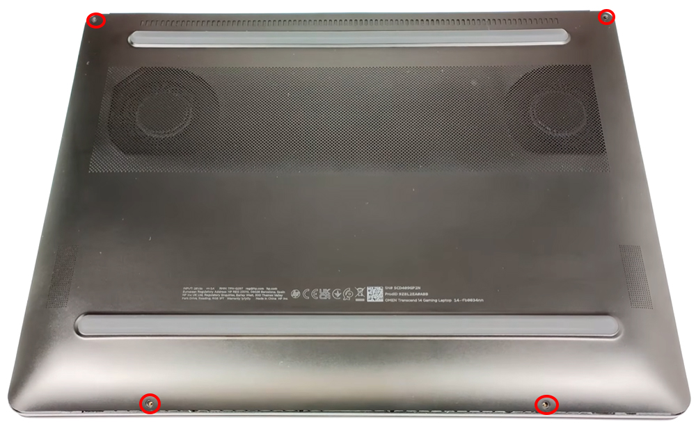 Hướng dẫn thay pin laptop HP OMEN Transcend 14-fb0000