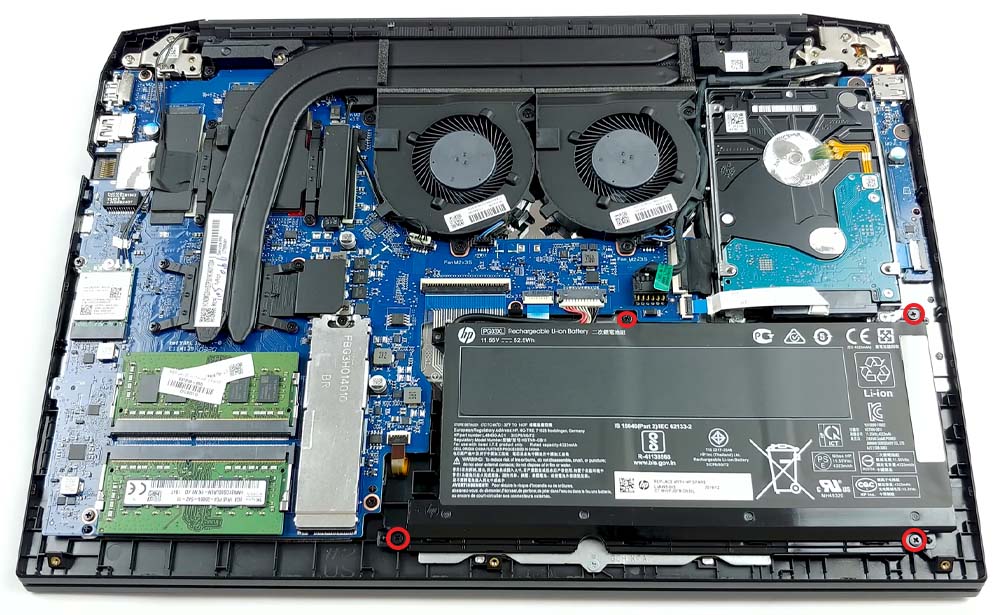 Hướng dẫn thay pin cho HP Pavilion Gaming 15-ec0000