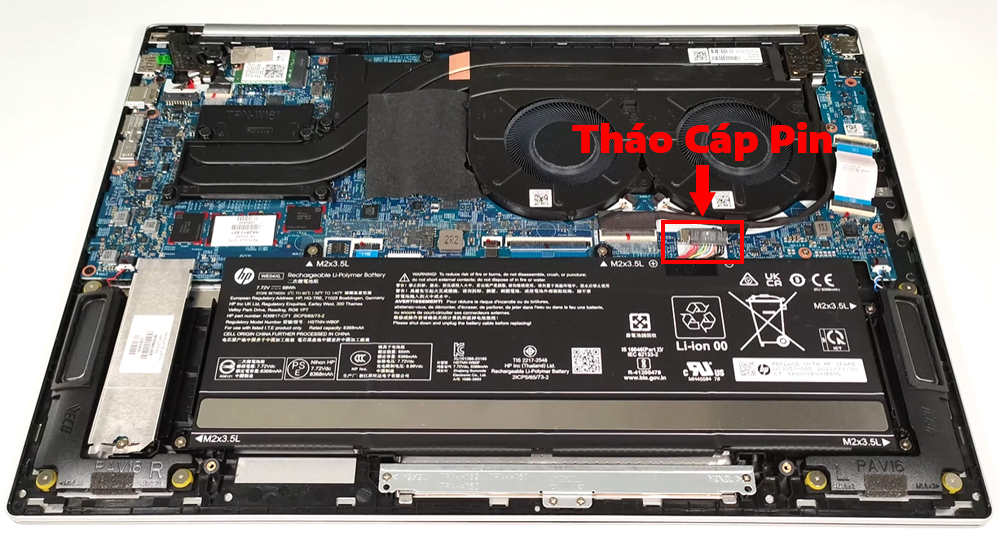 Hướng dẫn thay pin laptop HP Pavilion Plus 16 ab0000