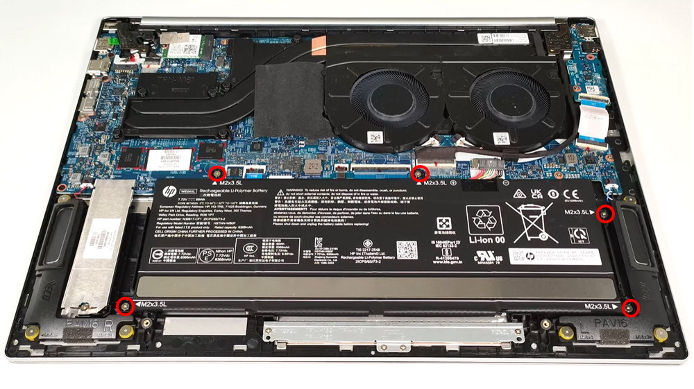 Hướng dẫn thay pin laptop HP Pavilion Plus 16 ab0000