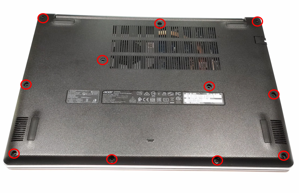 Hướng dẫn thay pin cho laptop Acer Aspire 3 (A314-22)