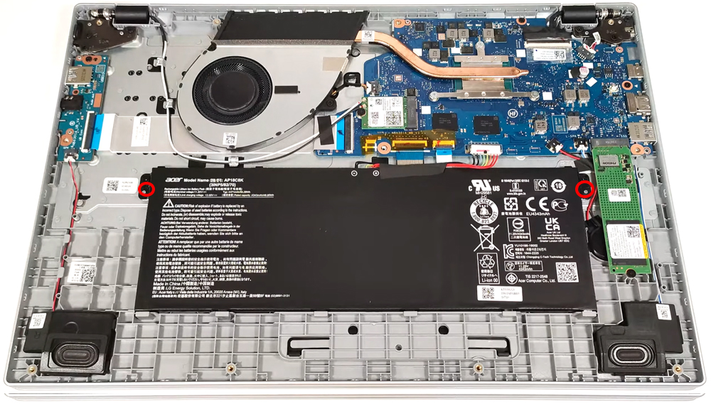 Hướng dẫn thay pin laptop Acer Aspire 3 A315-510P