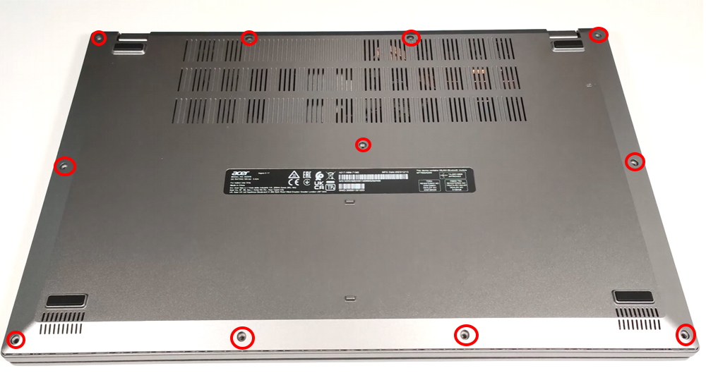 Hướng dẫn thay pin cho laptop Acer Aspire 5 A517-58M