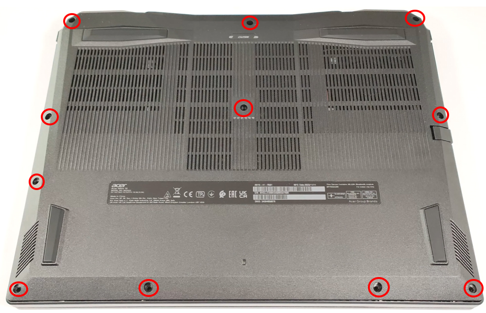 Hướng dẫn thay pin cho laptop Acer Nitro 16 AN16-41