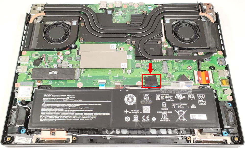 Hướng dẫn thay pin cho laptop Acer Nitro 16 AN16-41