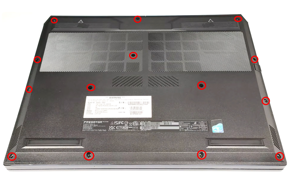Hướng dẫn thay pin Acer Predator Helios 18 PH18-72