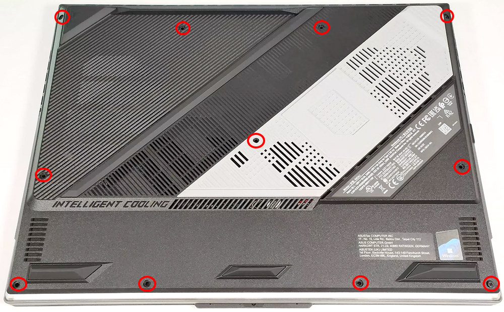 Hướng dẫn thay pin laptop ASUS ROG Strix SCAR 16 G634