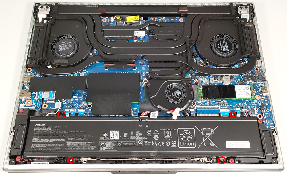Hướng dẫn thay pin laptop ASUS ROG Strix SCAR 16 G634