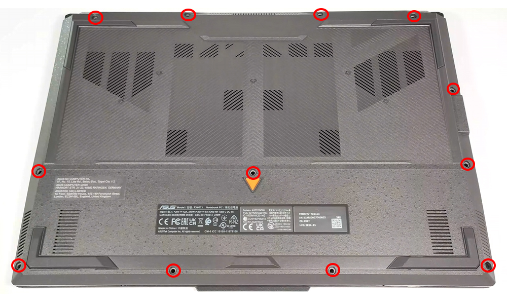 Hướng dẫn thay pin cho laptop ASUS TUF Gaming F16 FX607