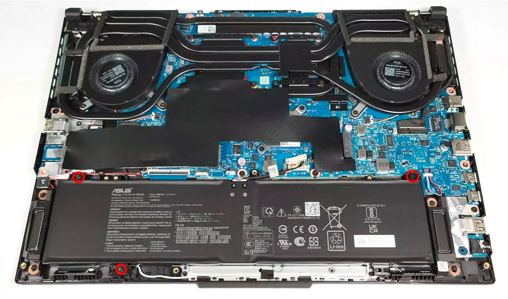Hướng dẫn thay pin cho laptop ASUS TUF Gaming F16 FX607