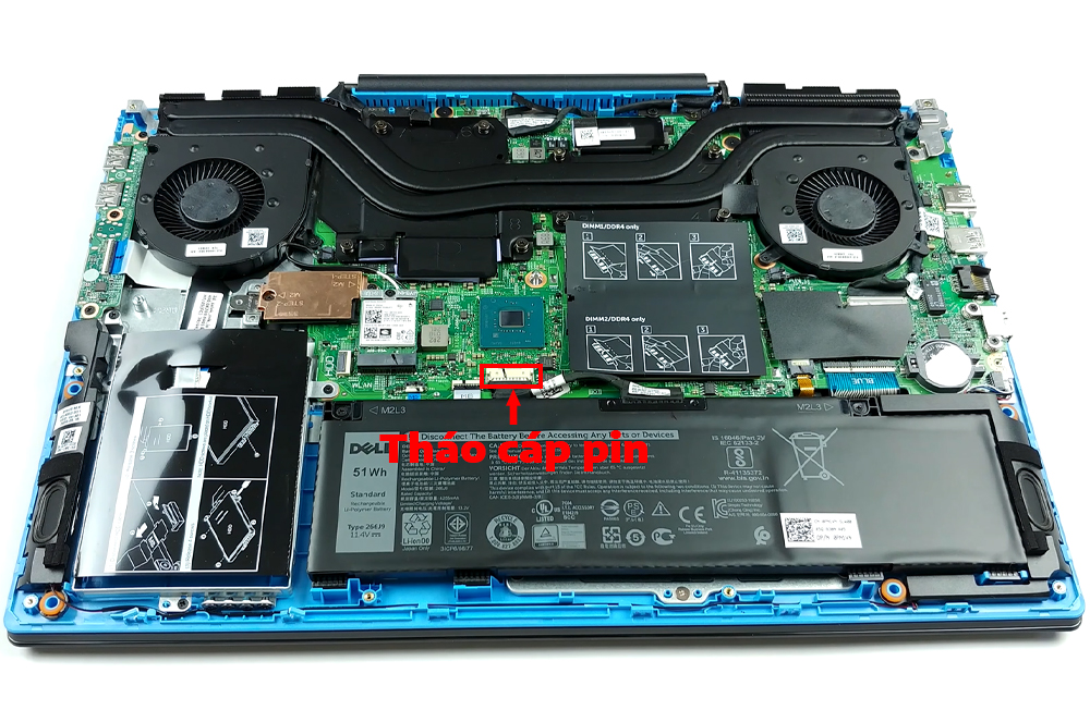 Hướng dẫn thay pin cho laptop Dell G3 15 3500