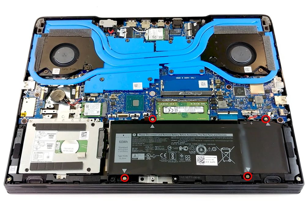 Hướng dẫn thay pin laptop Dell Inspiron 15 5590 G5