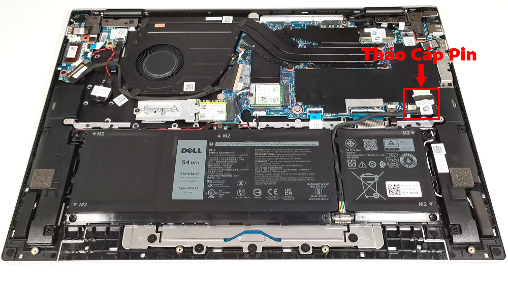 Hướng dẫn thay pin cho Laptop Dell Inspiron 16 5630