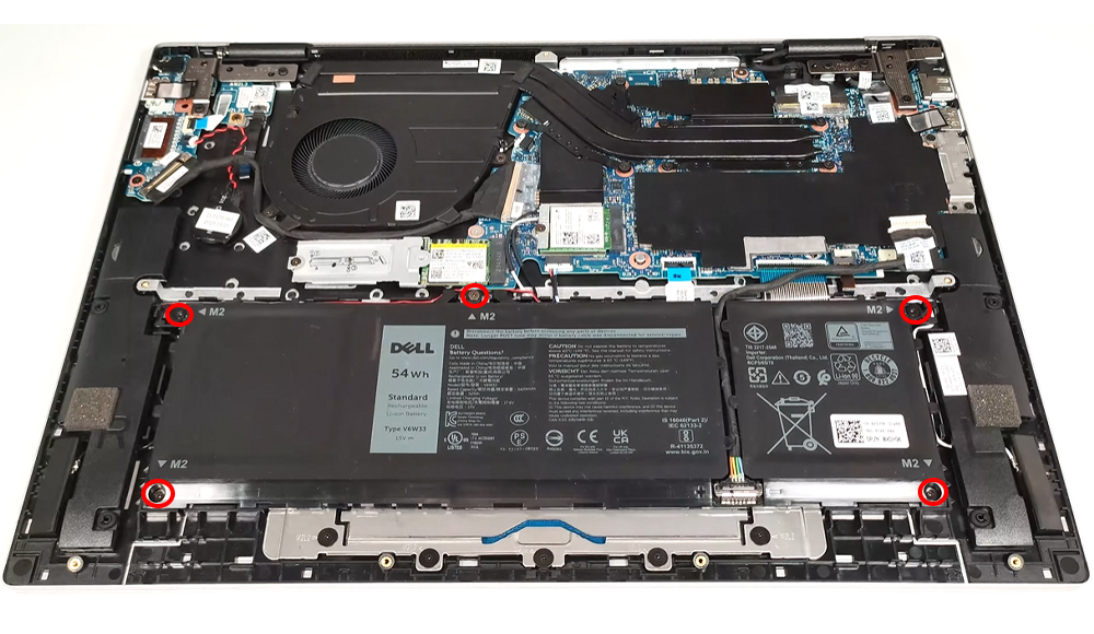 Hướng dẫn thay pin cho Laptop Dell Inspiron 16 5630