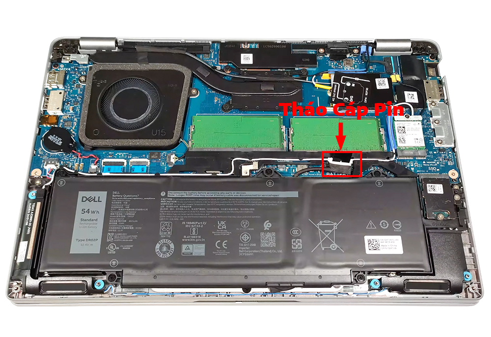 Hướng dẫn thay pin laptop Dell Latitude 14 5450