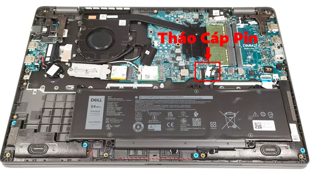 Hướng dẫn thay pin cho Laptop Dell Latitude 15 3540
