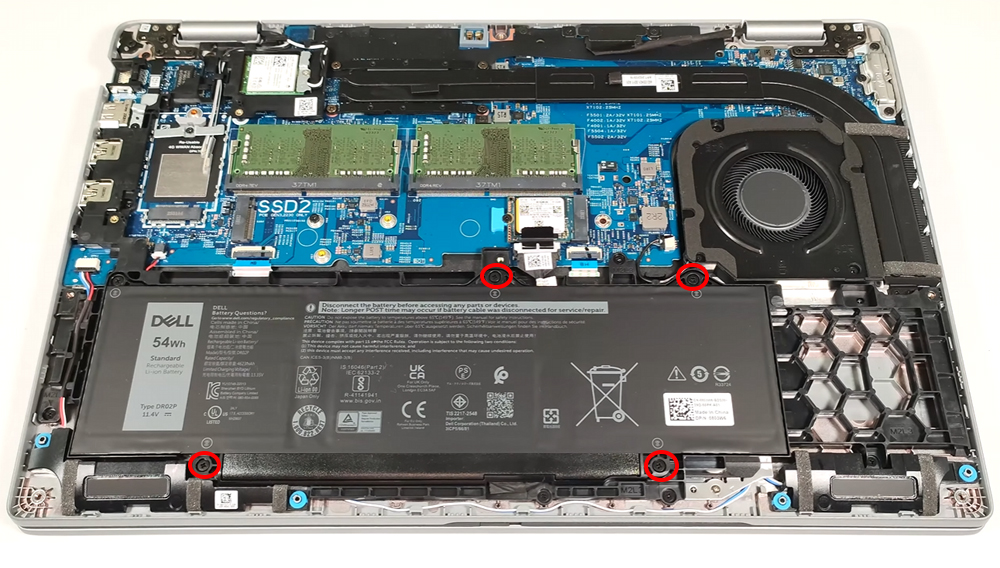 Hướng dẫn thay pin cho Dell Latitude 15 5540