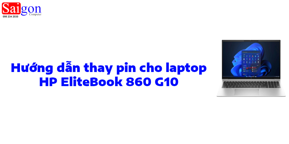 Hướng Dẫn Thay Pin Cho HP EliteBook 860 G10
