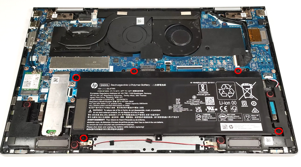 Hướng Dẫn Thay Pin Laptop HP Envy x360 15 15-fe0000
