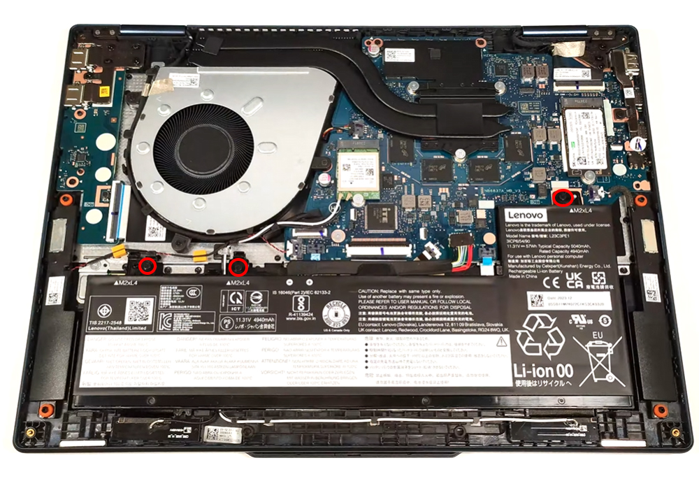 Hướng dẫn thay pin laptop Lenovo IdeaPad 5 2in1 14inch Gen 9