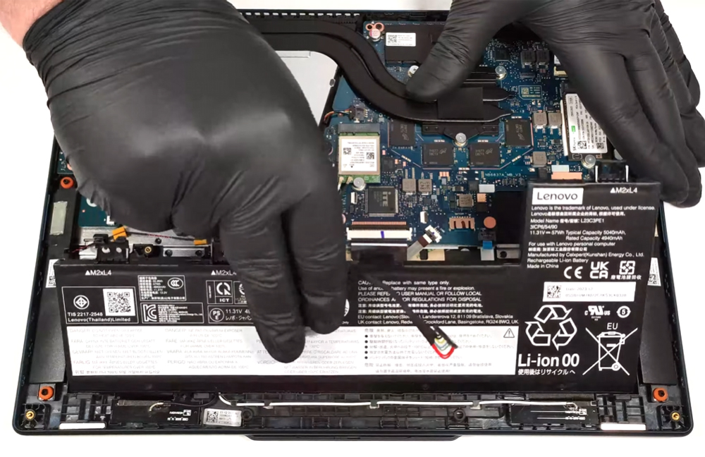 Hướng dẫn thay pin laptop Lenovo IdeaPad 5 2in1 14inch Gen 9