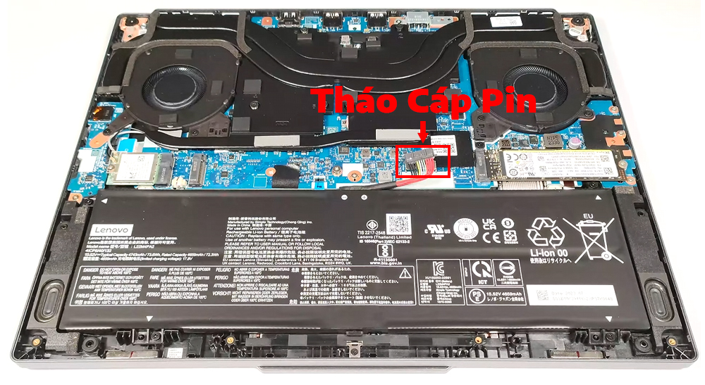 Hướng Dẫn Thay Pin Laptop Lenovo Legion Slim 5 14inch Gen 8