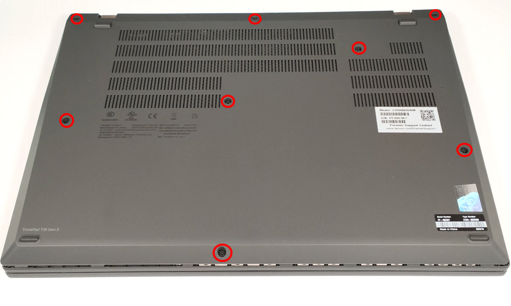 Hướng Dẫn Thay Pin Laptop Lenovo ThinkPad T16 Gen 2 intel