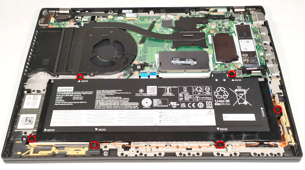 Hướng Dẫn Thay Pin Laptop Lenovo ThinkPad T16 Gen 2 intel