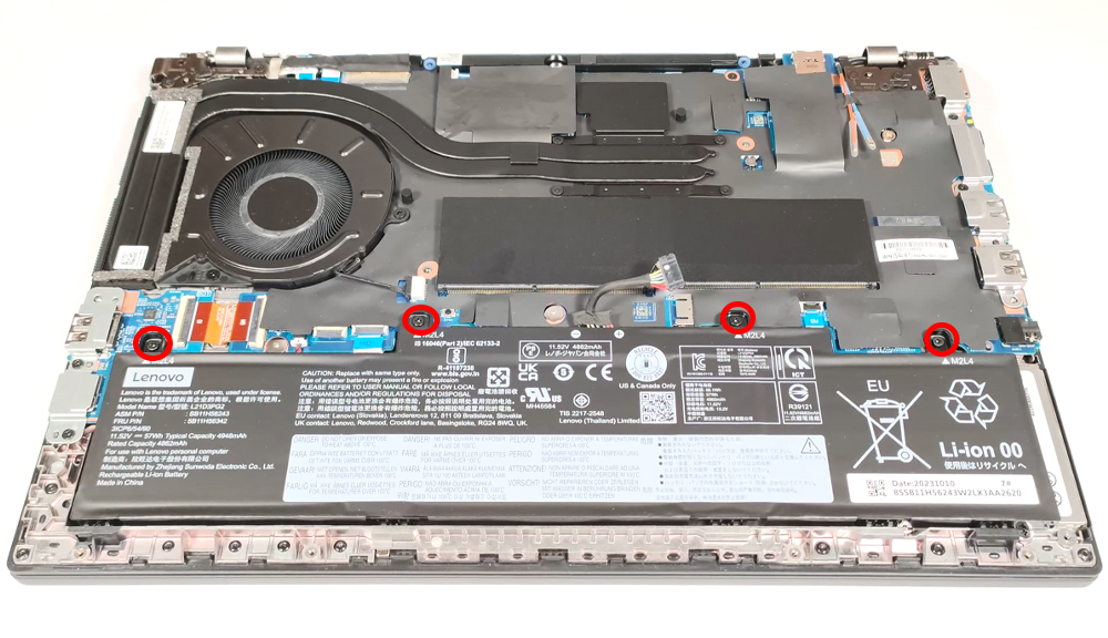 Hướng Dẫn Thay Pin Laptop Lenovo ThinkPad L14 Gen 4 Intel