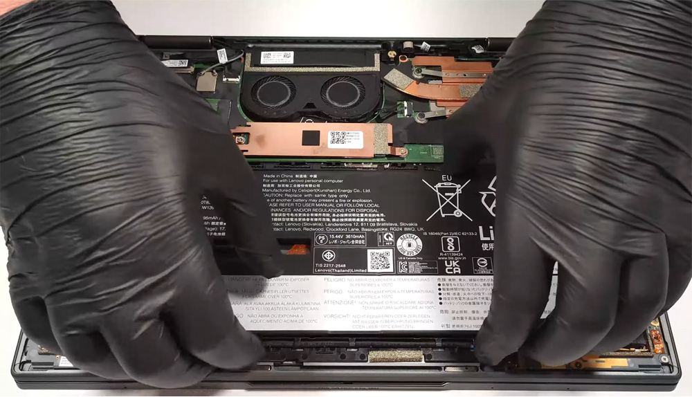 Hướng Dẫn Thay Pin Laptop Lenovo ThinkPad X1 Yoga Gen 8
