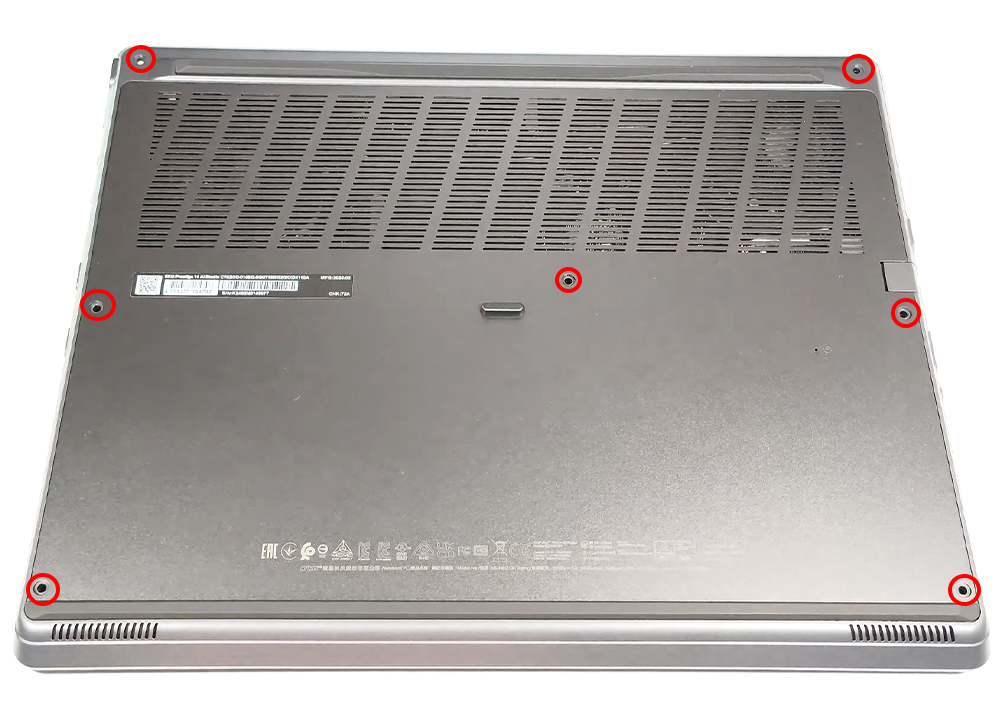Hướng dẫn thay pin laptop MSI Prestige 14 AI Studio C1U