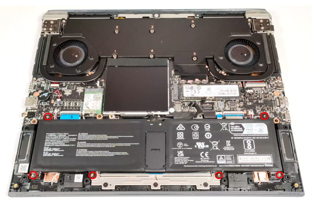 Hướng dẫn thay pin cho laptop MSI Stealth 14 AI Studio A1V