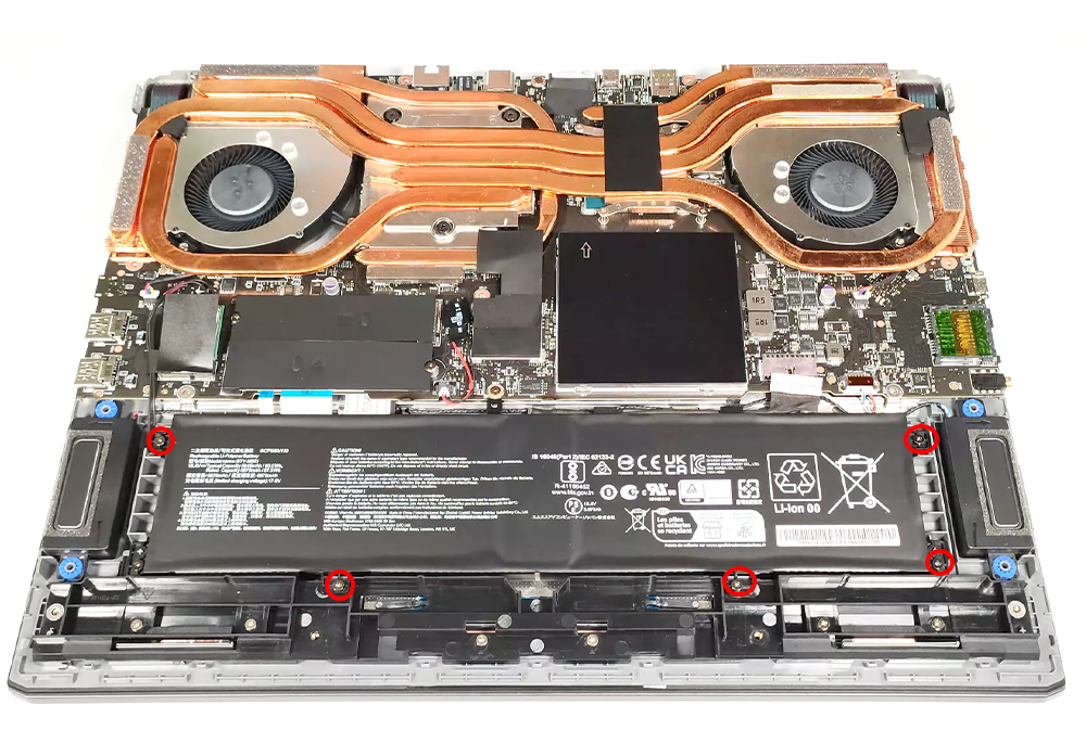 Hướng dẫn thay pin cho laptop MSI Vector 17 HX A13V 