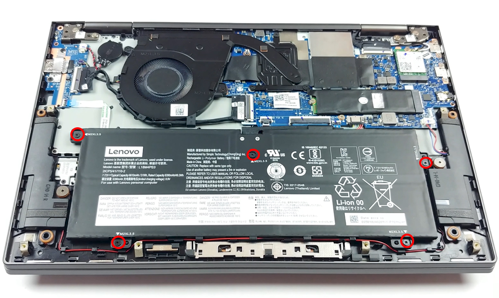 Hướng dẫn thay pin cho Lenovo Yoga C740-14IML