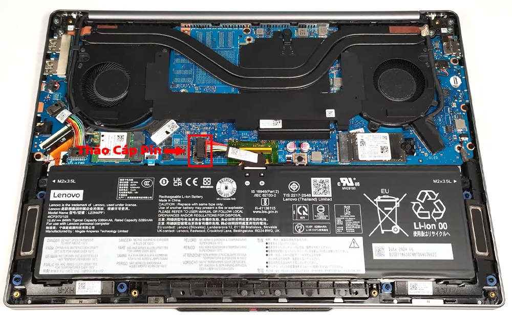 Hướng dẫn thay pin Lenovo IdeaPad Pro 5 14inch Gen 9