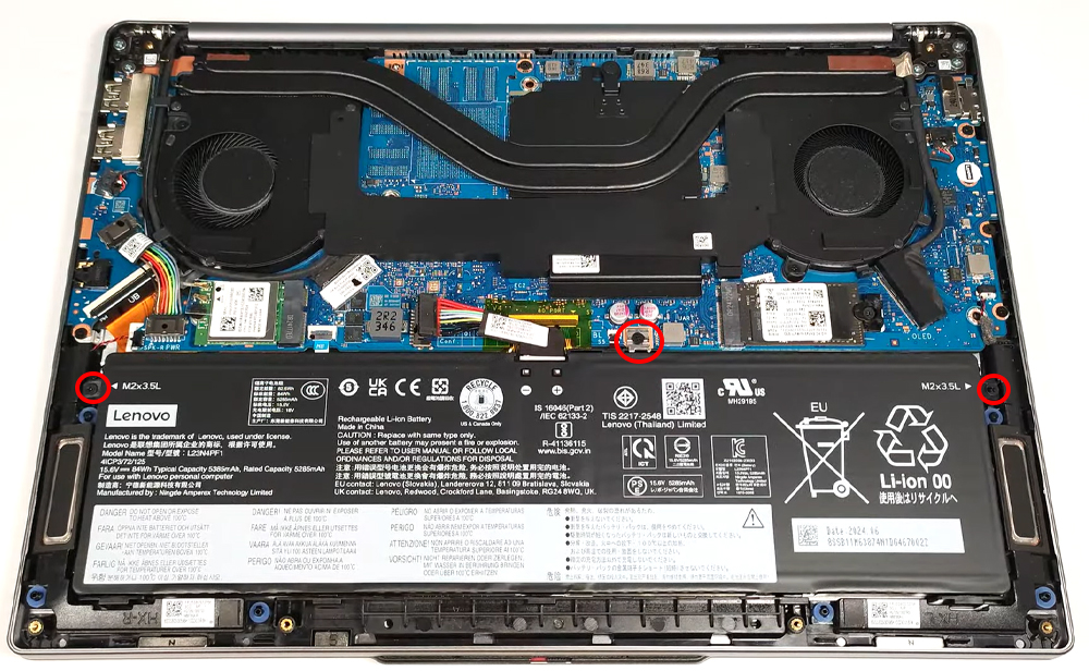Hướng dẫn thay pin Lenovo IdeaPad Pro 5 14inch Gen 9