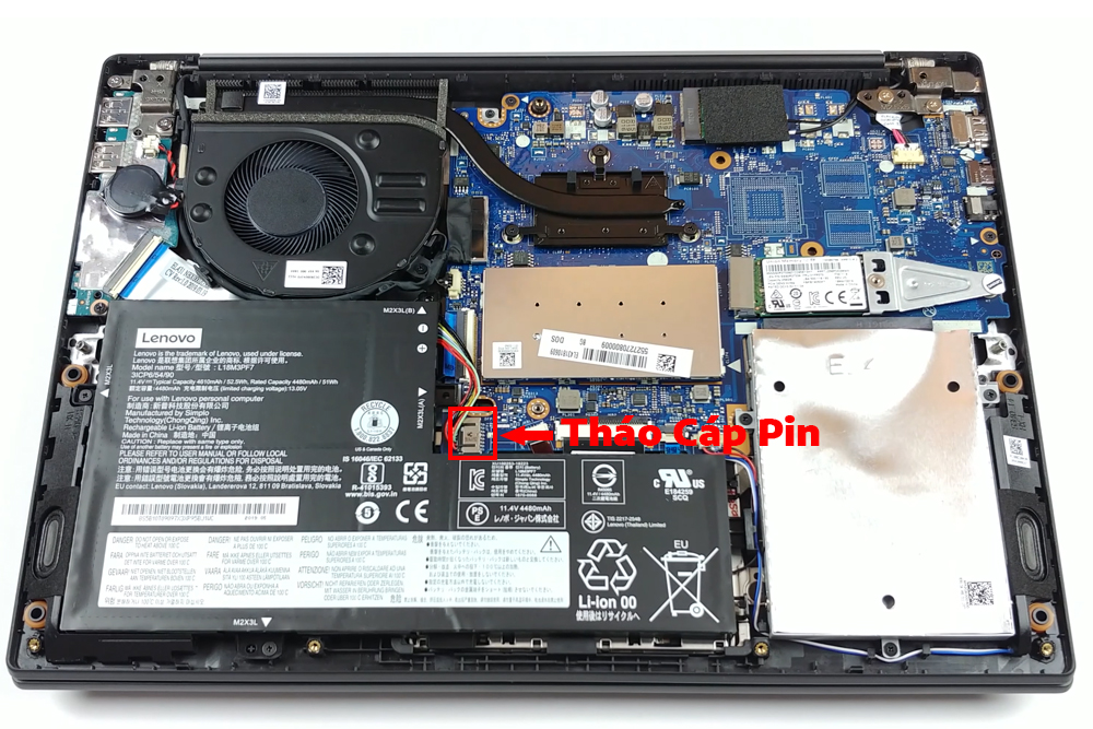 Hướng dẫn thay pin Lenovo Ideapad S340