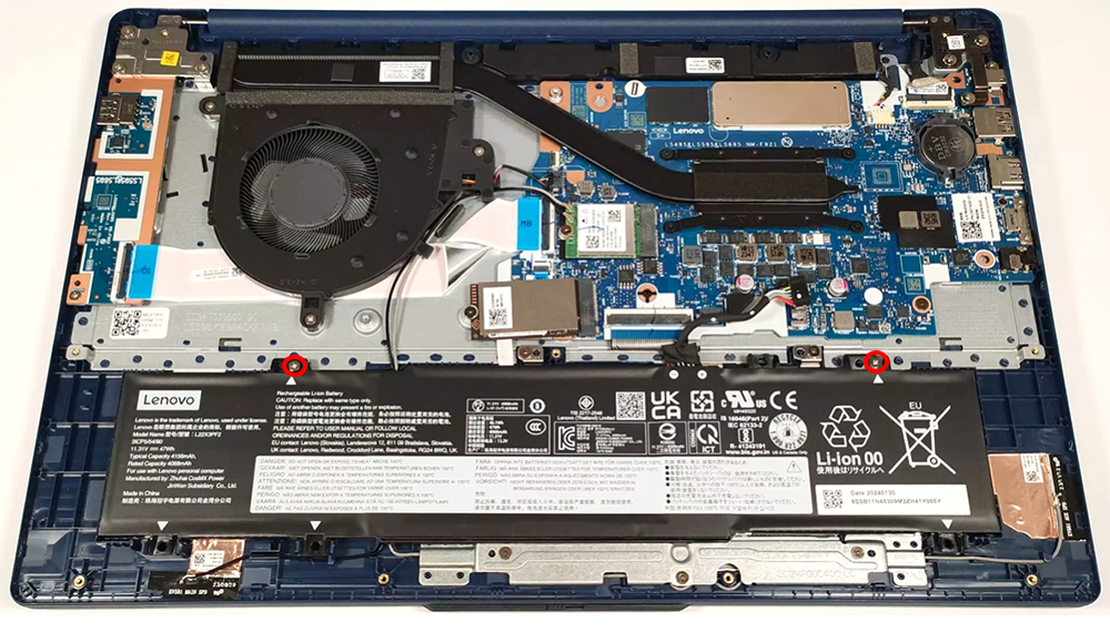 Hướng dẫn thay pin laptop Lenovo IdeaPad Slim 3i Gen 9 15inch