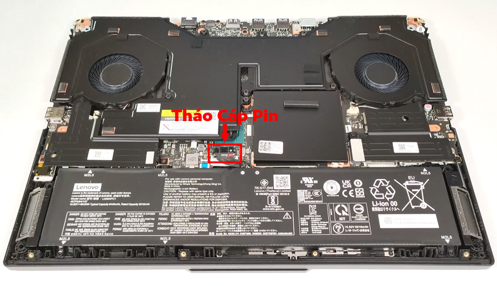 Hướng dẫn thay pin laptop Lenovo Legion Pro 7i 16inch Gen 9