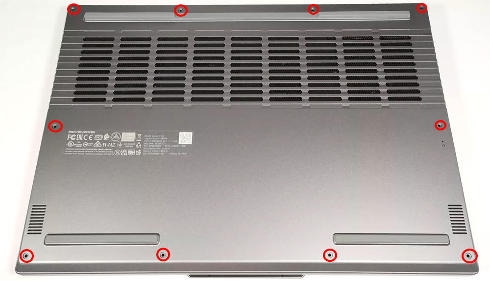 Hướng dẫn thay pin laptop Lenovo Legion Slim 5 16inch Gen 9