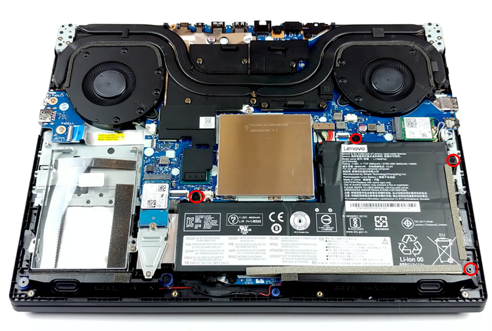 Hướng dẫn thay pin Lenovo Legion Y545