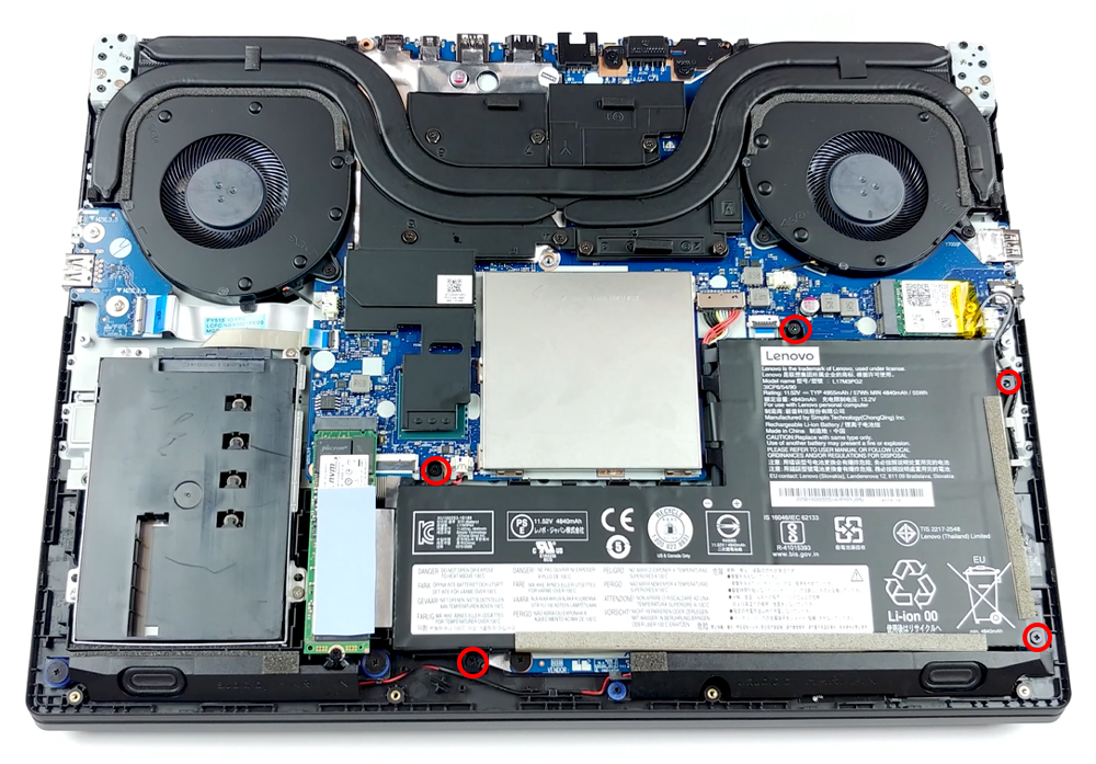 Hướng dẫn thay pin cho Lenovo Legion Y7000