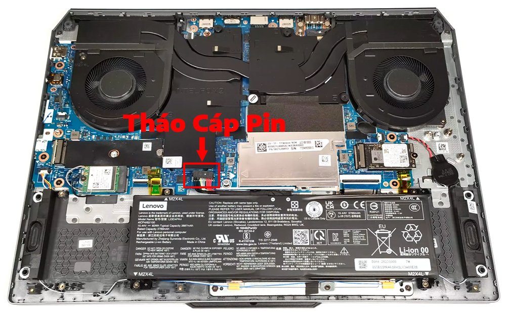 Hướng Dẫn Thay Pin Laptop Lenovo LOQ 15i Gen 9