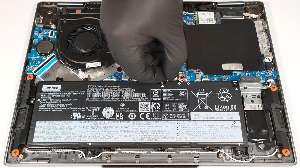 Hướng dẫn thay pin Lenovo ThinkBook 14 2in1 Gen 4