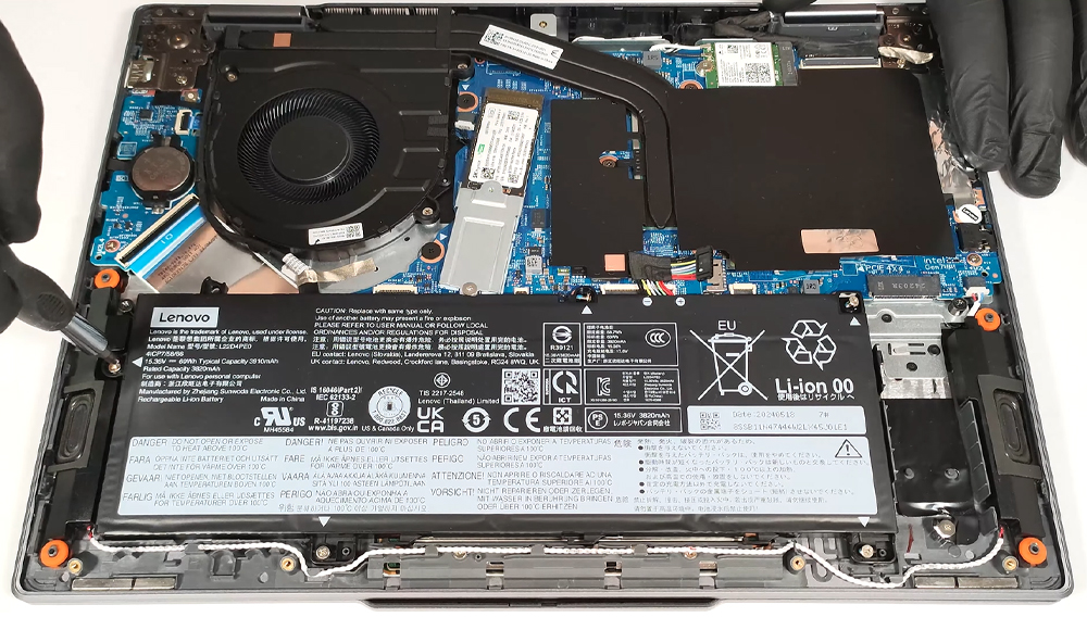 Hướng dẫn thay pin Lenovo ThinkBook 14 2in1 Gen 4