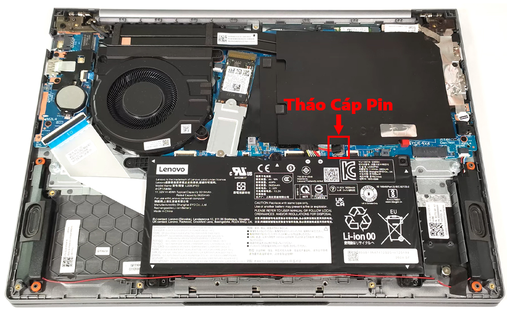 Hướng dẫn thay pin Lenovo ThinkBook 14 G7
