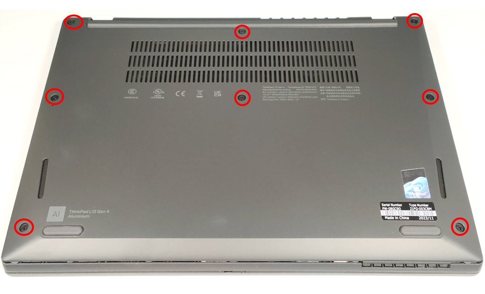 Hướng Dẫn Thay Pin Laptop Lenovo ThinkPad L13 Gen 4 Intel