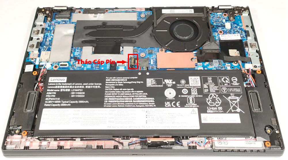 Hướng Dẫn Thay Pin Laptop Lenovo ThinkPad L13 Gen 4 Intel